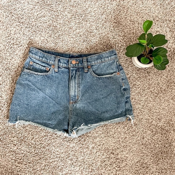 VS PINK Cutoff Denim Shorts Sz 27 - Picture 1 of 6
